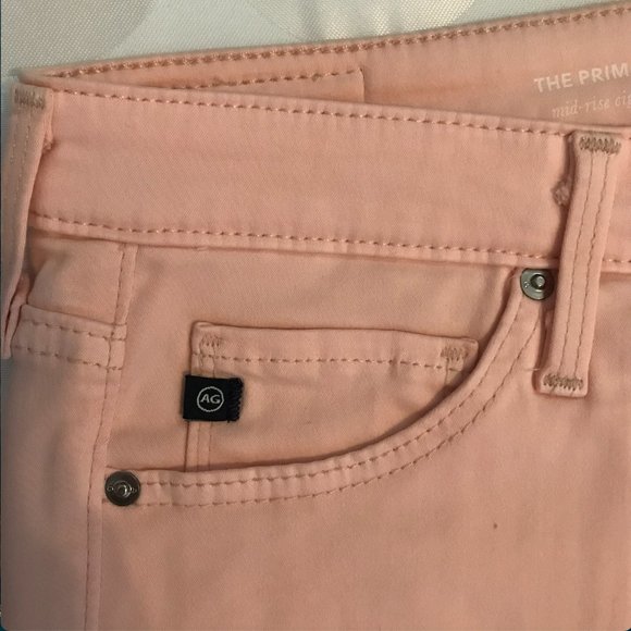 AG Adriano Goldschmied Peach Pink Jeans 28 - Picture 8 of 10